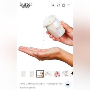 Butter London Chelsea Blooms Manicure Candle massage nail oil lotion treatment